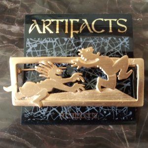 JJ Jonette Artifact LOVERS CHASE Pin on Orig Card!